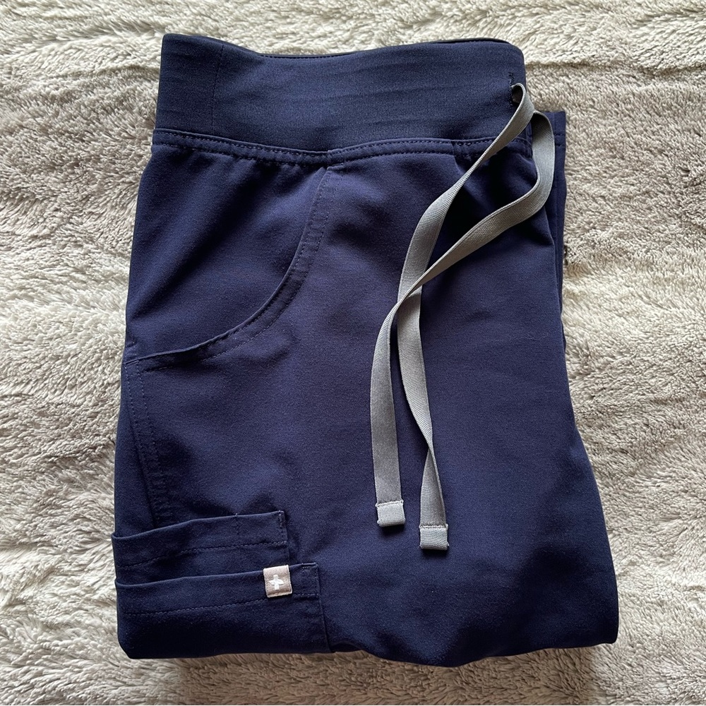 FIGS Navy Kade Scrub Pants